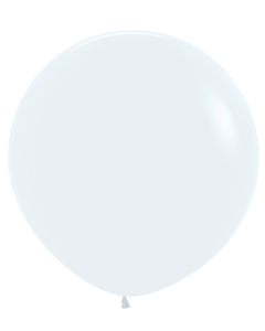 White Latex Balloon