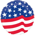 Stars & Stripes Flag Round