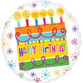 Happy Birthday Cake Balloon