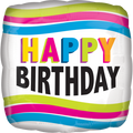Bright Stripes & Birthday Letters