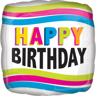 Bright Stripes & Birthday Letters