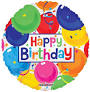Birthday Balloons & Banner