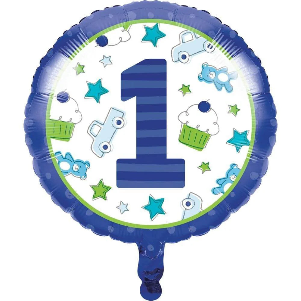 Doodle Boy 1st Birthday Balloon
