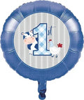 Farm Boy 1st Birthday Balloon