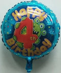 Age 4 Alien Birthday Balloon