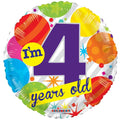 I'm 4 Years Old Balloon