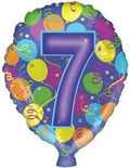 Number 7 Balloon Shape