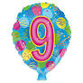 Number 9 Balloon Shape