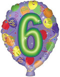 Number 6 Balloon