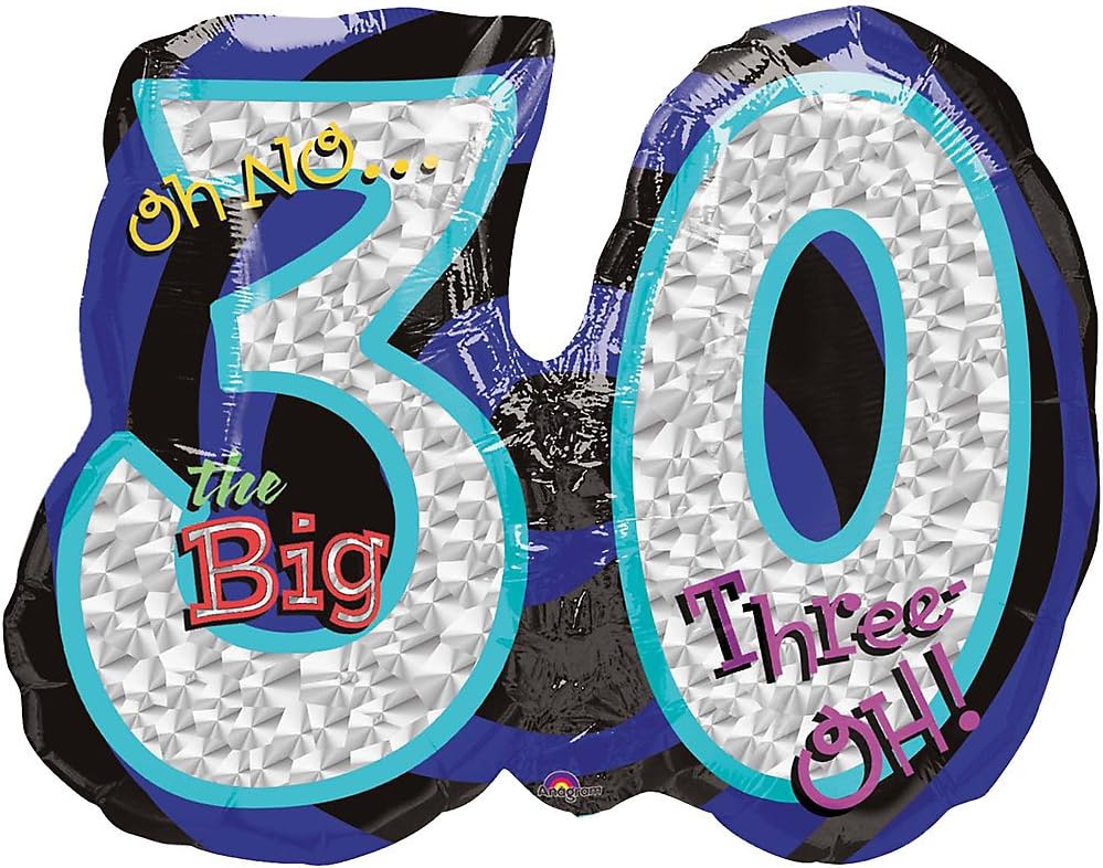 Oh No The Big 30 Balloon
