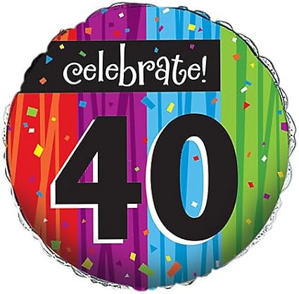 40th Milestone Birthday Balloon