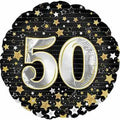 Gold Stars 50 Balloon