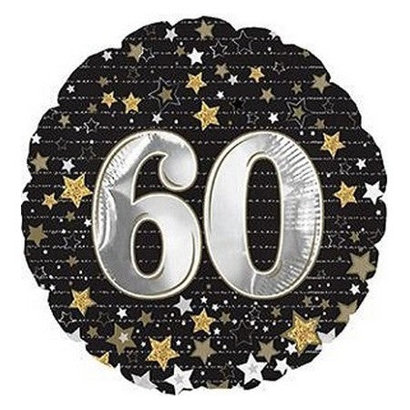 Gold Stars 60 Balloon