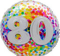 80 Rainbow Confetti Balloon