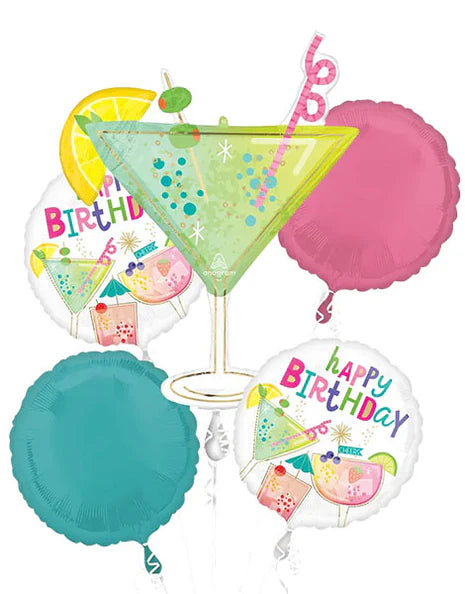 Cocktail Surprise Birthday Bouquet