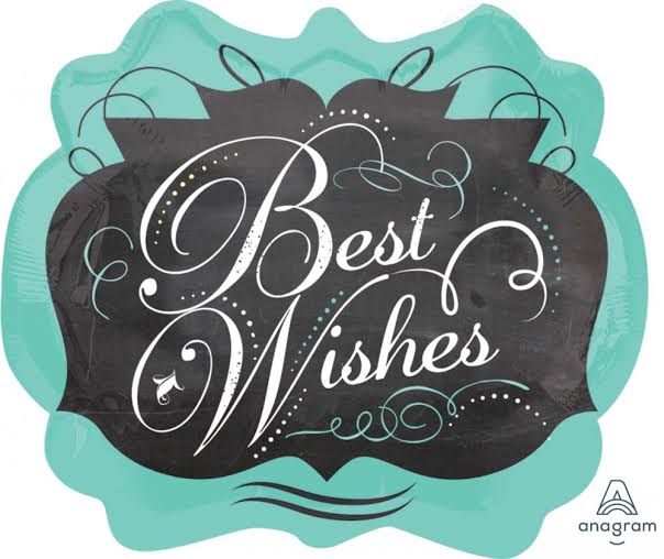 Chalkboard Best Wishes