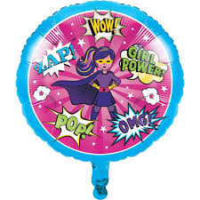Girl Superhero Balloon