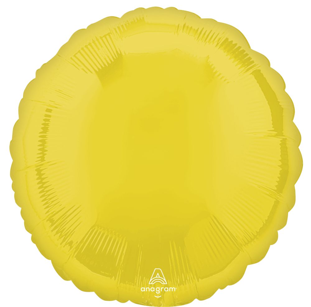 Yellow Round Balloon