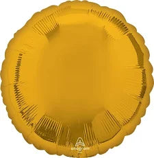 Gold Round Balloon