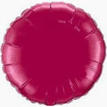 Burgundy Round Balloon