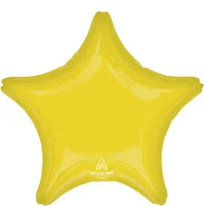 Yellow Star Balloon