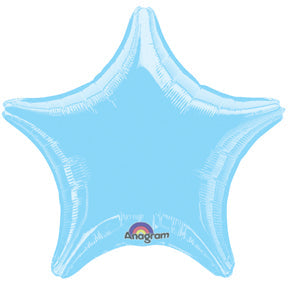 Light Blue Star Balloon