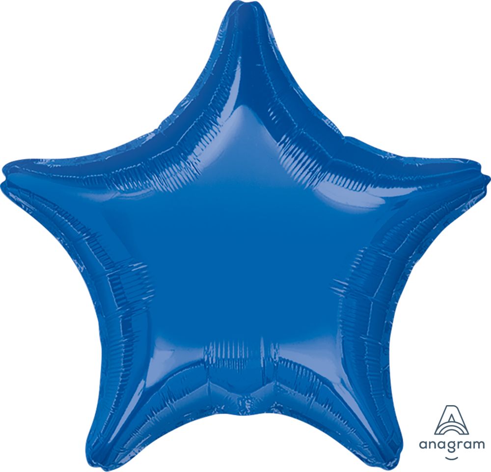 Dark Blue Star Balloon