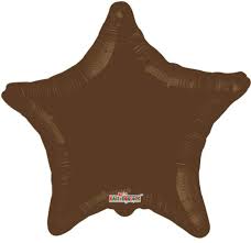 Brown Star Balloon