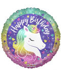 Birthday Rainbow Unicorn Holo