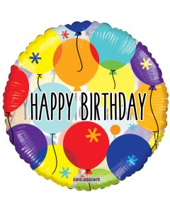 Big Birthday Balloons (Clear)