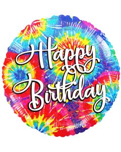 Holographic Tie Dye Bday