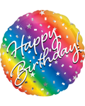 Ombre Stars Birthday Balloon