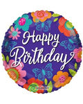 Birthday Butterflies & Flowers