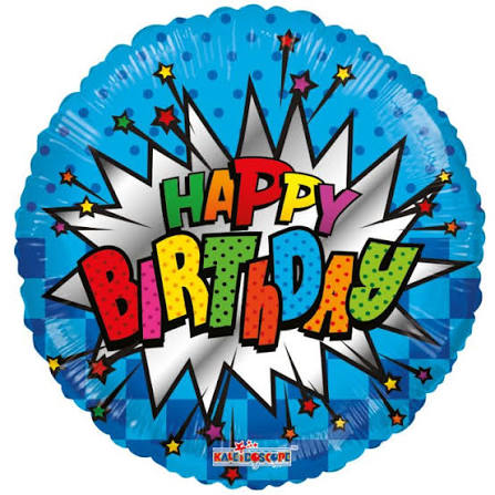 Birthday Burst Foil Balloon