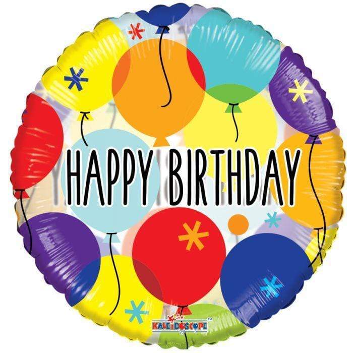 Big Birthday Balloons (Clear)