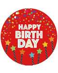 Big Birthday Letters Red