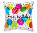 Happy Birthday Colorful Balloons