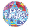 Birthday Party On Blue