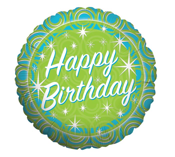 Blue & Green Birthday
