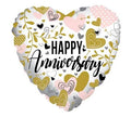 Anniversary Metallic Hearts