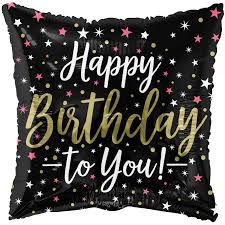 HBD To You Black Square