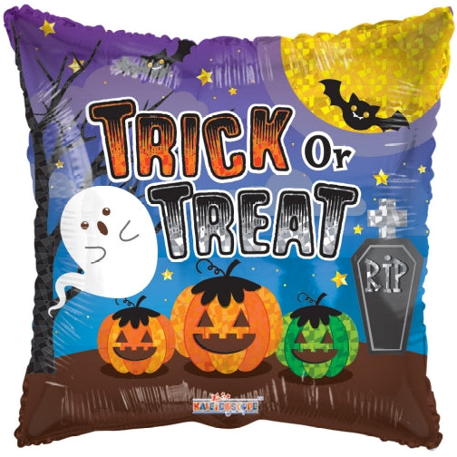 Trick Or Treat Pumpkins & Ghost